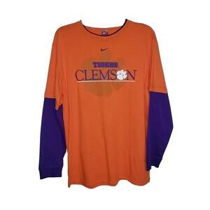 Womens Nike Clemson Tigers Long Sleeve T-Shirt Size XL